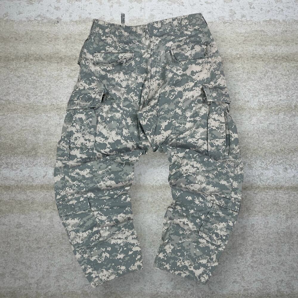 Vintage 90s Military Tactical Pants 32x28 Baggy Wide Digital Camo Medium Short